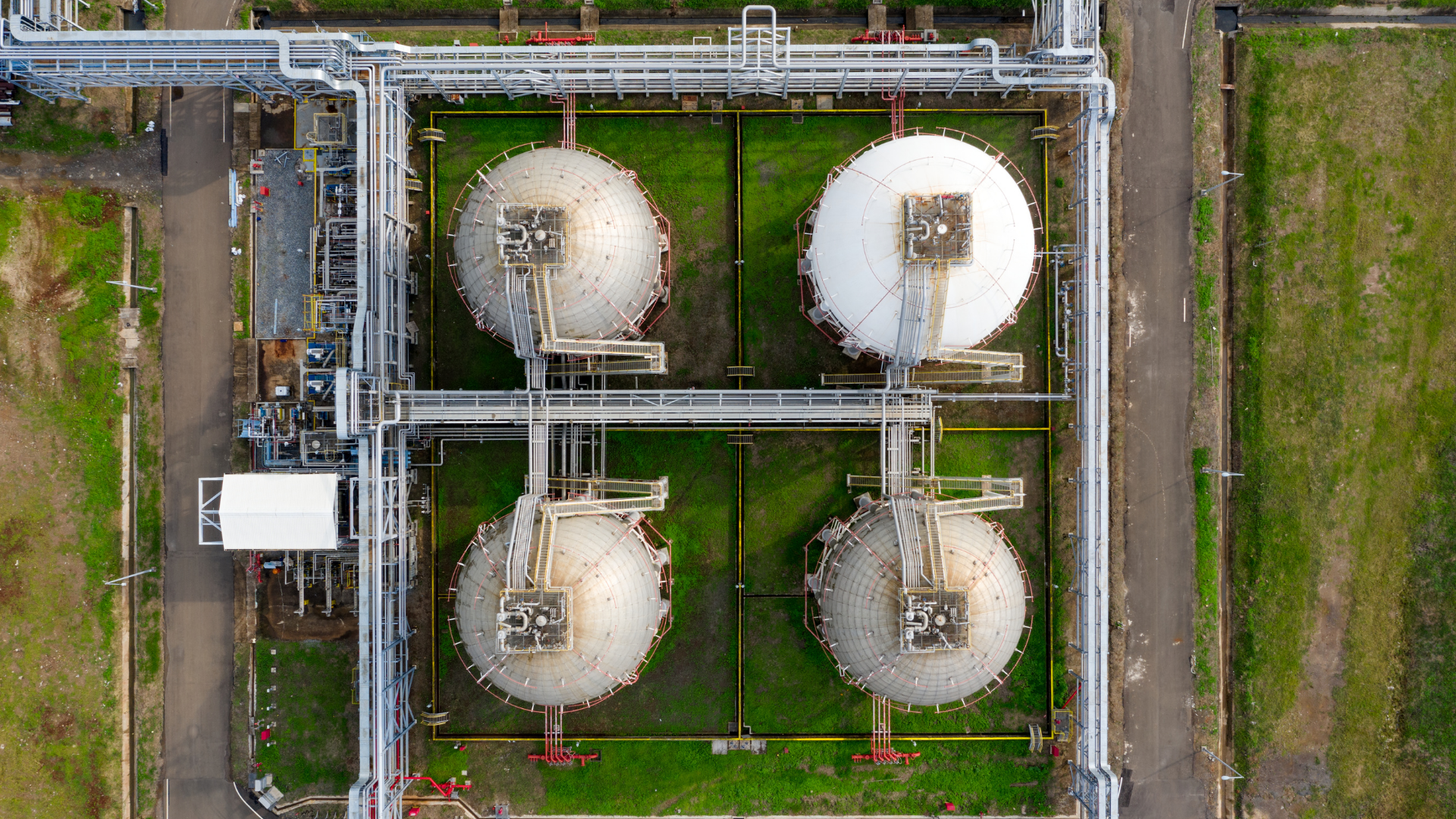 Ungeschützte Biogasanlage